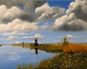 Online schilderles, online schilderlessen, online schilderworkshops, online schildercursussen, schilderlessen, Boulevard Magenta, digitaal schilderen, Schilderen vanuit huis, Schilderen met Olieverf, Eitempera, vergulden